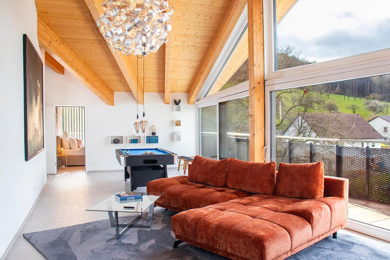 ※Luxus Loft Mit Boxspringbetten Und Heimkino ※ Inzlingen Екстериор снимка